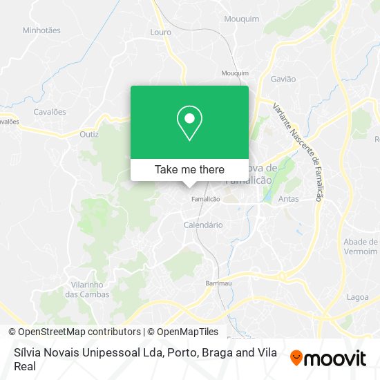 Sílvia Novais Unipessoal Lda mapa