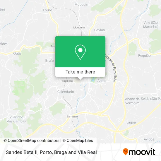 Sandes Beta II map