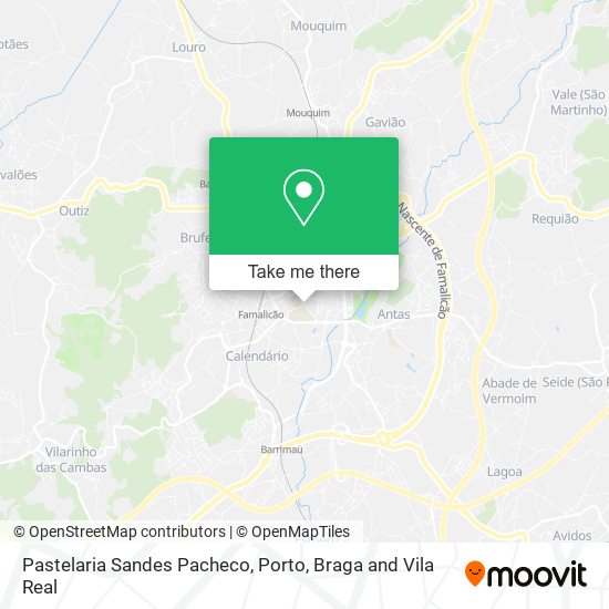 Pastelaria Sandes Pacheco map