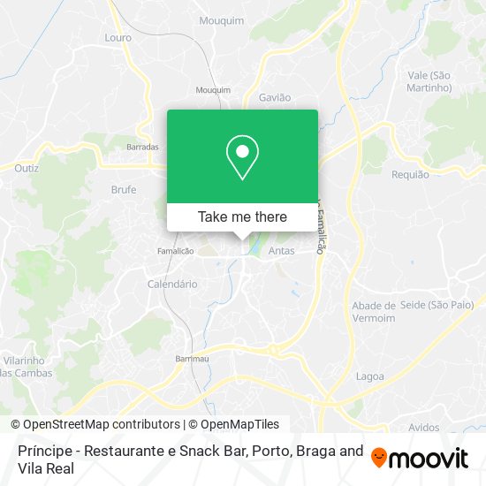 Príncipe - Restaurante e Snack Bar map