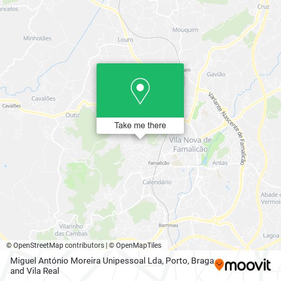 Miguel António Moreira Unipessoal Lda mapa