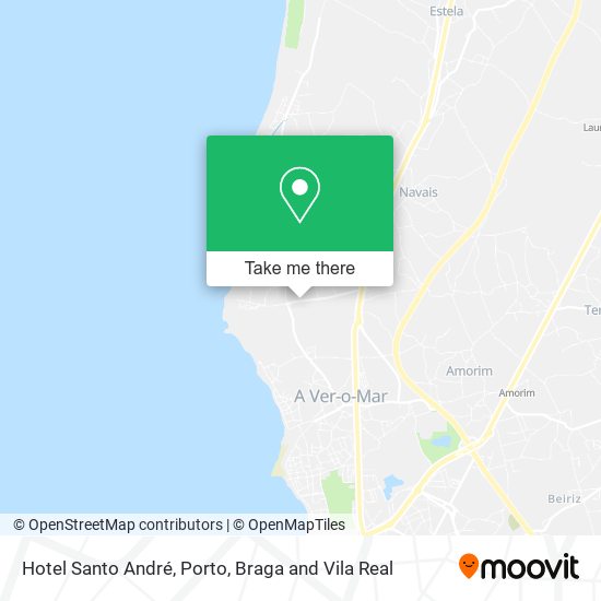 Hotel Santo André mapa