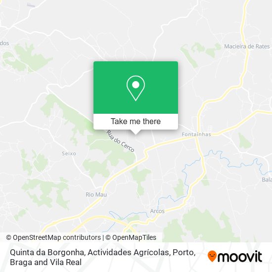 Quinta da Borgonha, Actividades Agrícolas map