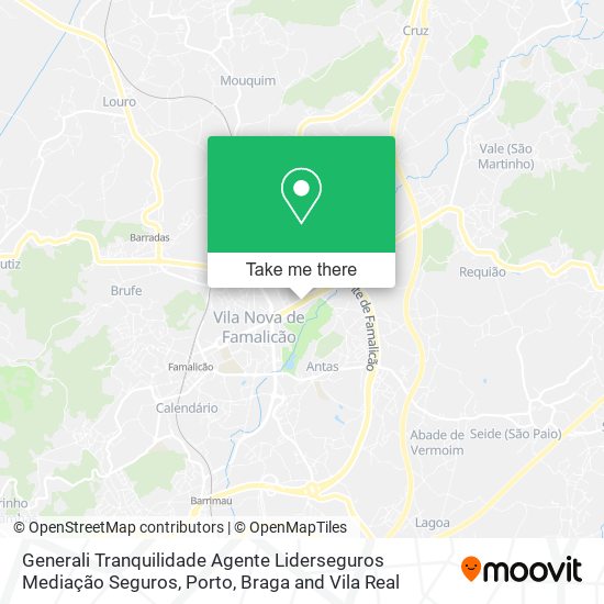 Generali Tranquilidade Agente Liderseguros Mediação Seguros map