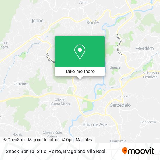 Snack Bar Tal Sítio map