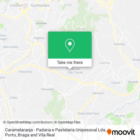 Caramelaranja - Padaria e Pastelaria Unipessoal Lda map