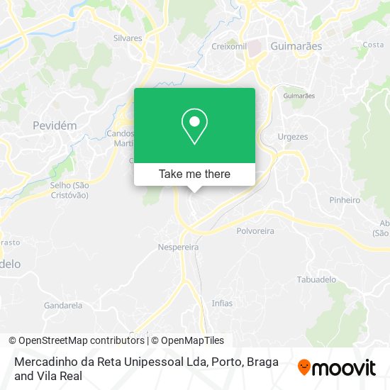 Mercadinho da Reta Unipessoal Lda map