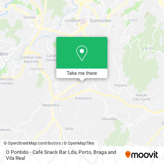 O Pontido - Café Snack Bar Lda map
