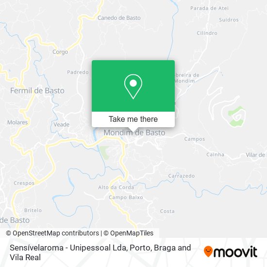 Sensívelaroma - Unipessoal Lda map