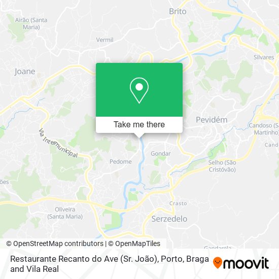 Restaurante Recanto do Ave (Sr. João) map