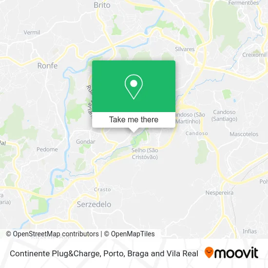 Continente Plug&Charge map