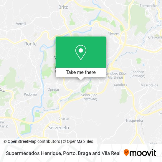 Supermecados Henrique map