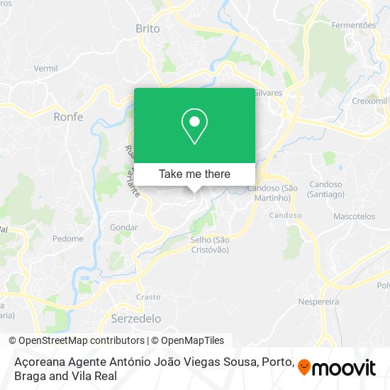 Açoreana Agente António João Viegas Sousa map