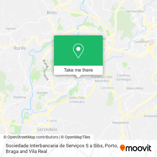 Sociedade Interbancaria de Serviços S a Sibs map