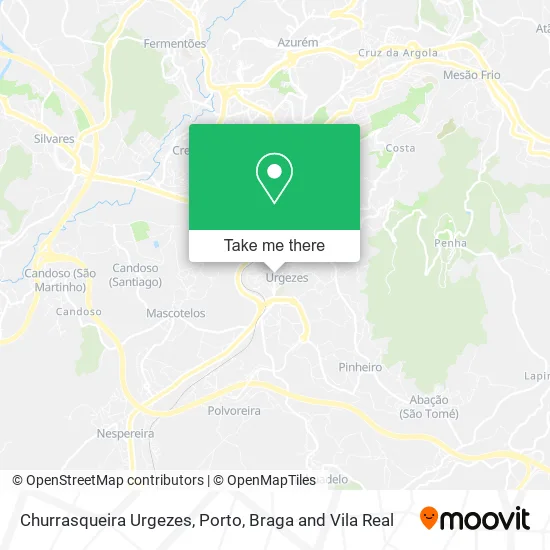 Churrasqueira Urgezes map