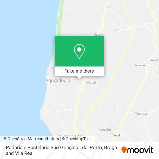 Padaria e Pastelaria São Gonçalo Lda mapa