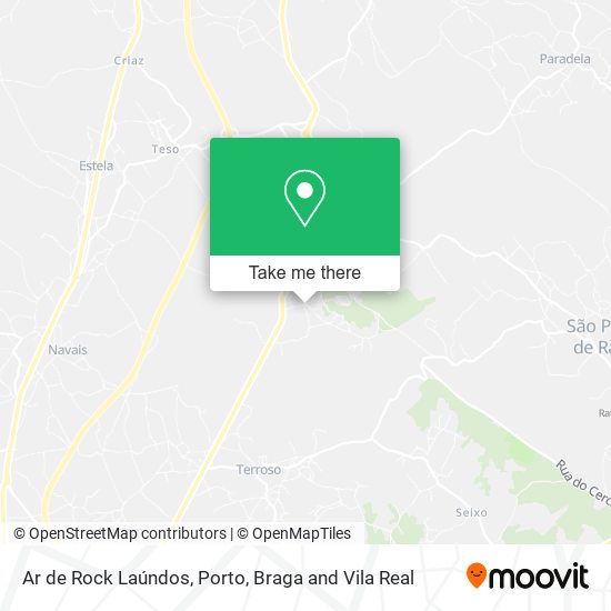 Ar de Rock Laúndos mapa