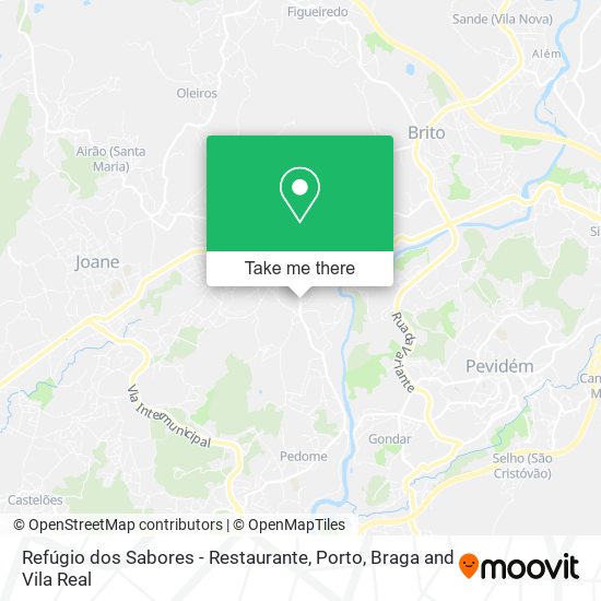 Refúgio dos Sabores - Restaurante map