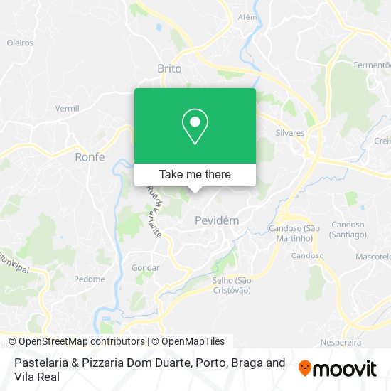 Pastelaria & Pizzaria Dom Duarte map