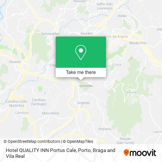 Hotel QUALITY INN Portus Cale map