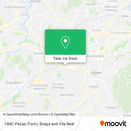 HMC Peças map