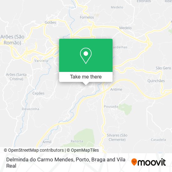 Delminda do Carmo Mendes map