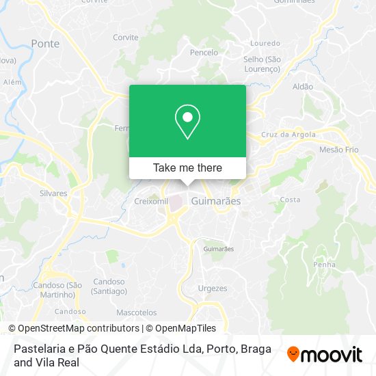 Pastelaria e Pão Quente Estádio Lda mapa
