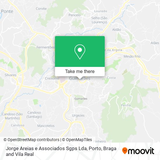 Jorge Areias e Associados Sgps Lda mapa