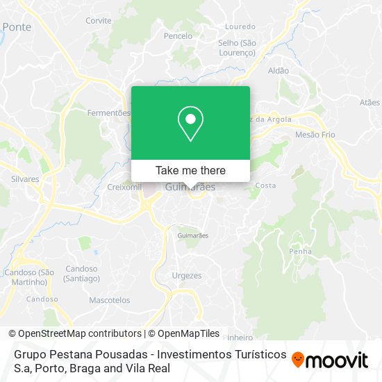Grupo Pestana Pousadas - Investimentos Turísticos S.a mapa