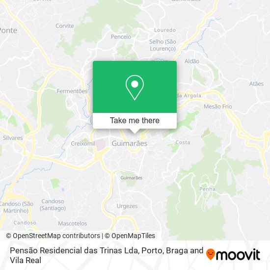Pensão Residencial das Trinas Lda map