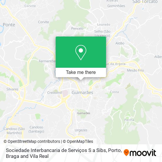 Sociedade Interbancaria de Serviços S a Sibs mapa