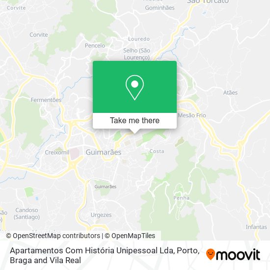 Apartamentos Com História Unipessoal Lda map