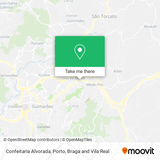 Confeitaria Alvorada map