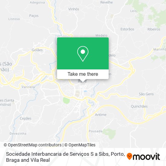 Sociedade Interbancaria de Serviços S a Sibs map