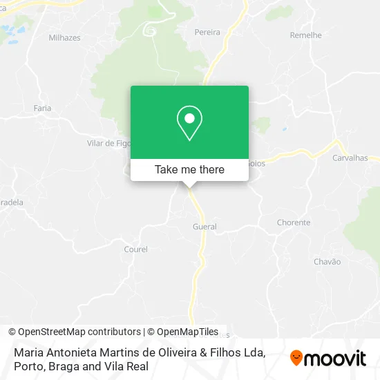 Maria Antonieta Martins de Oliveira & Filhos Lda map
