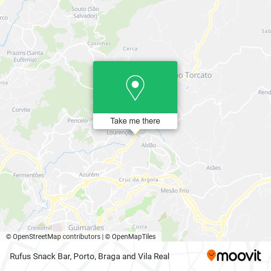 Rufus Snack Bar mapa