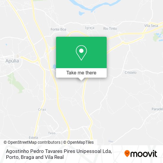 Agostinho Pedro Tavares Pires Unipessoal Lda map