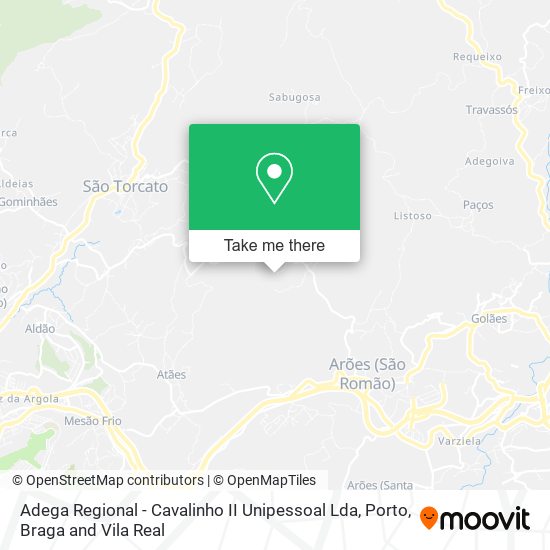 Adega Regional - Cavalinho II Unipessoal Lda mapa