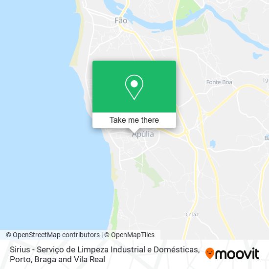 Sirius - Serviço de Limpeza Industrial e Domésticas map