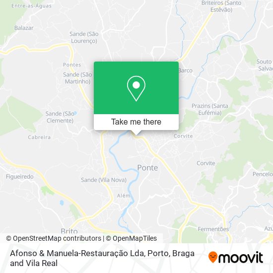 Afonso & Manuela-Restauração Lda map
