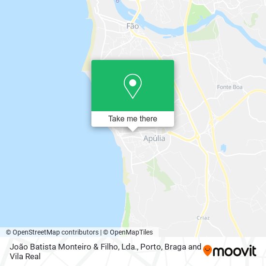 João Batista Monteiro & Filho, Lda. map