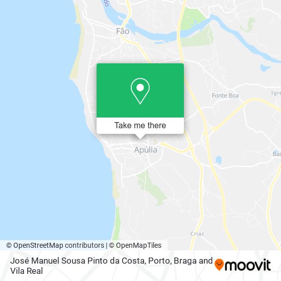 José Manuel Sousa Pinto da Costa map