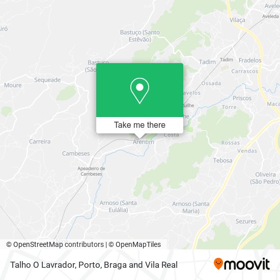 Talho O Lavrador mapa