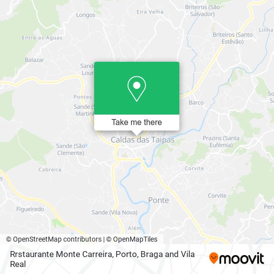 Rrstaurante Monte Carreira map