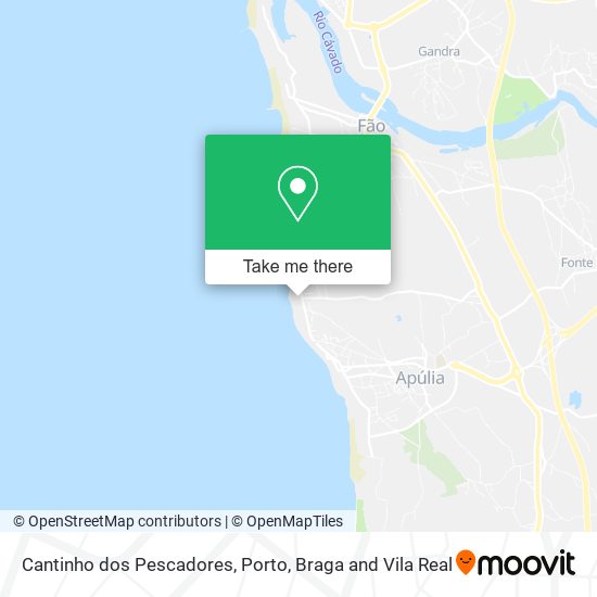 Cantinho dos Pescadores map