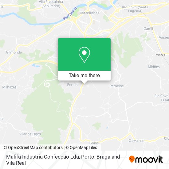 Mafifa Indústria Confecção Lda mapa