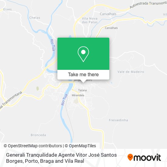 Generali Tranquilidade Agente Vitor José Santos Borges map