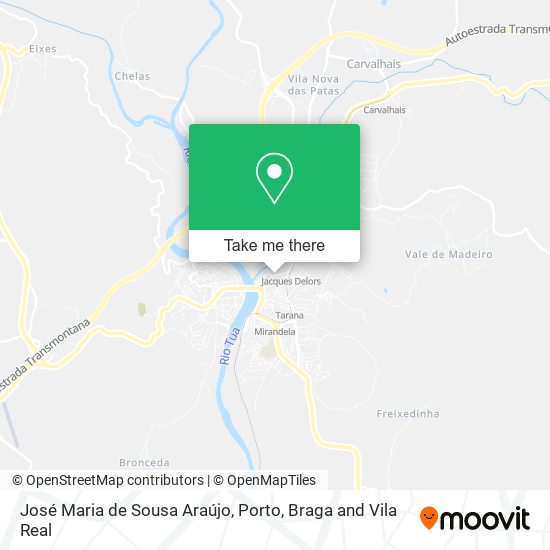 José Maria de Sousa Araújo map