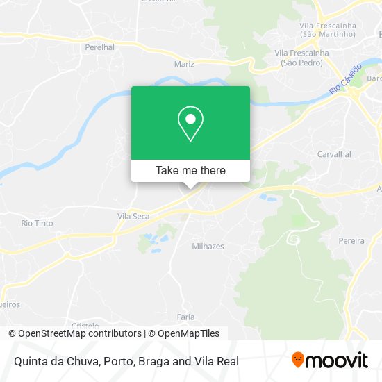 Quinta da Chuva mapa