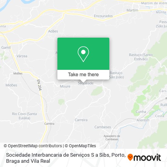 Sociedade Interbancaria de Serviços S a Sibs map